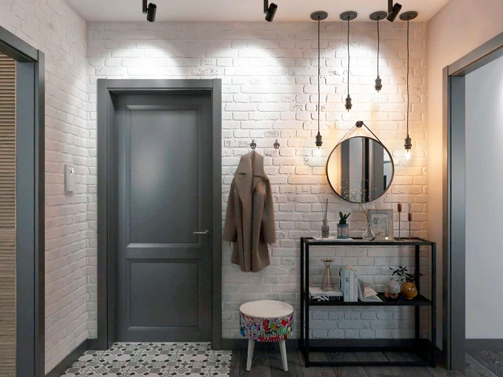 Удобная прихожая в стиле лофт своими руками